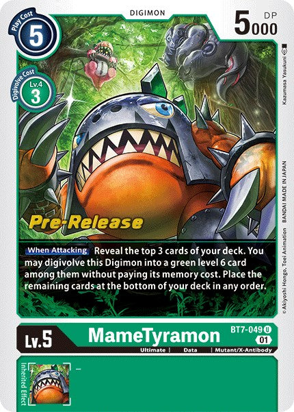 MameTyramon [BT7-049] [Next Adventure Pre-Release Cards] | Play N Trade Winnipeg