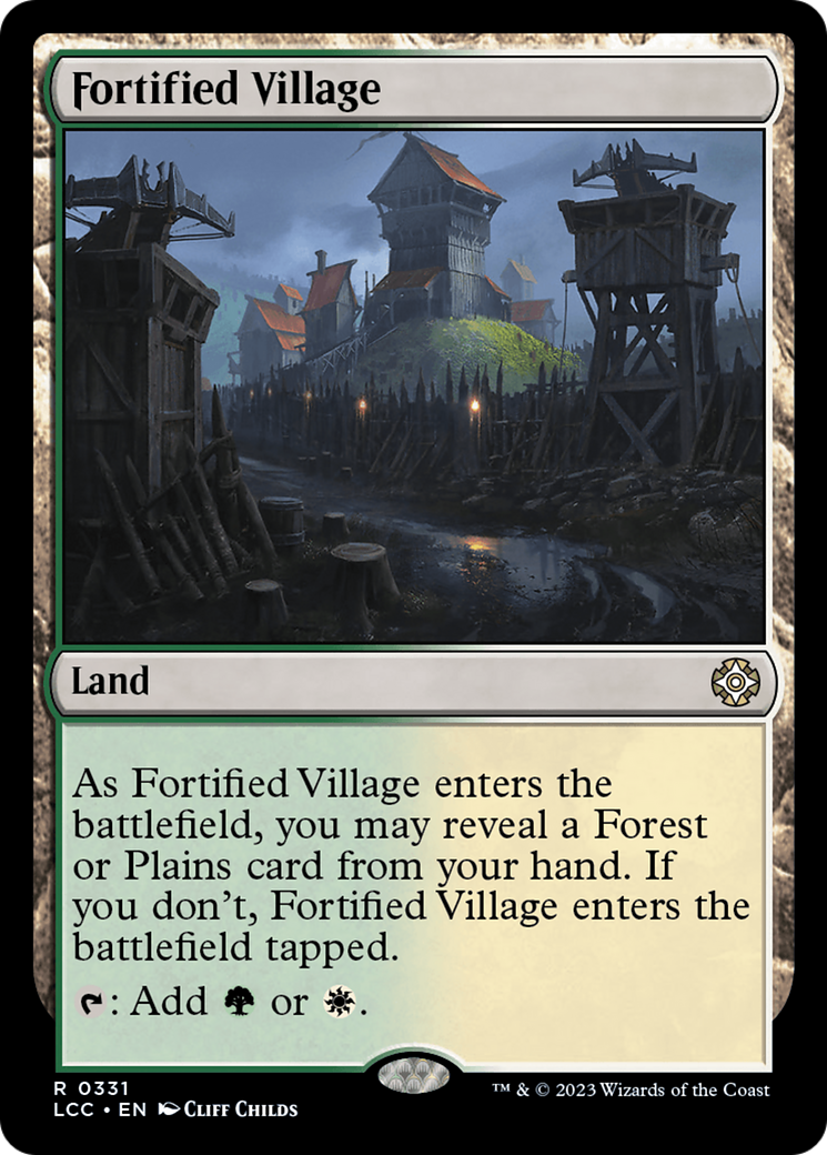 Fortified Village [The Lost Caverns of Ixalan Commander] | Play N Trade Winnipeg