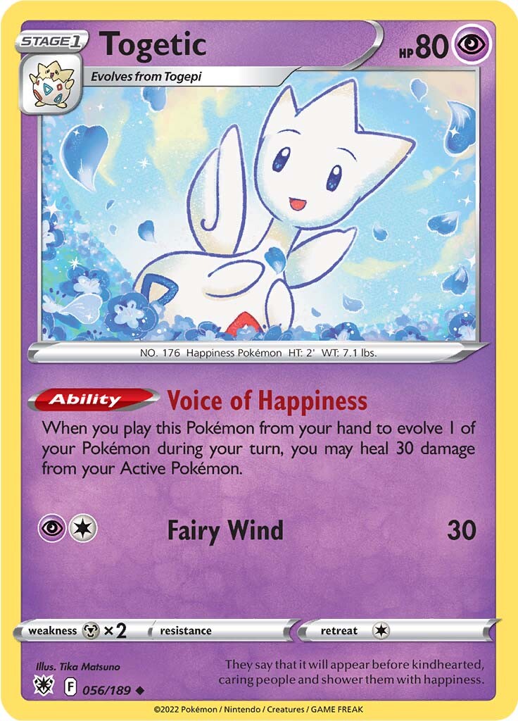 Togetic (056/189) [Sword & Shield: Astral Radiance] | Play N Trade Winnipeg