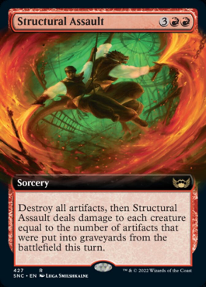 Structural Assault (Extended Art) [Streets of New Capenna] | Play N Trade Winnipeg
