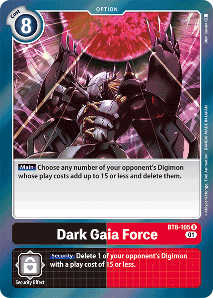 Dark Gaia Force [BT8-105] [New Awakening] | Play N Trade Winnipeg