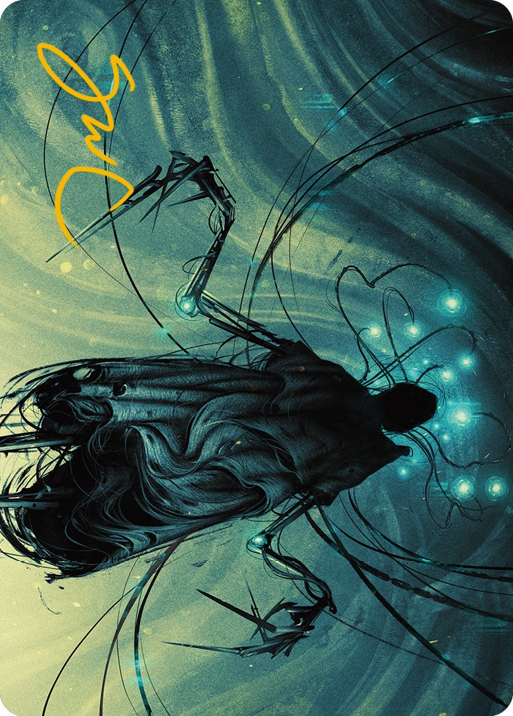 Ichor Synthesizer Art Card (Gold-Stamped Signature) [Phyrexia: All Will Be One Art Series] | Play N Trade Winnipeg