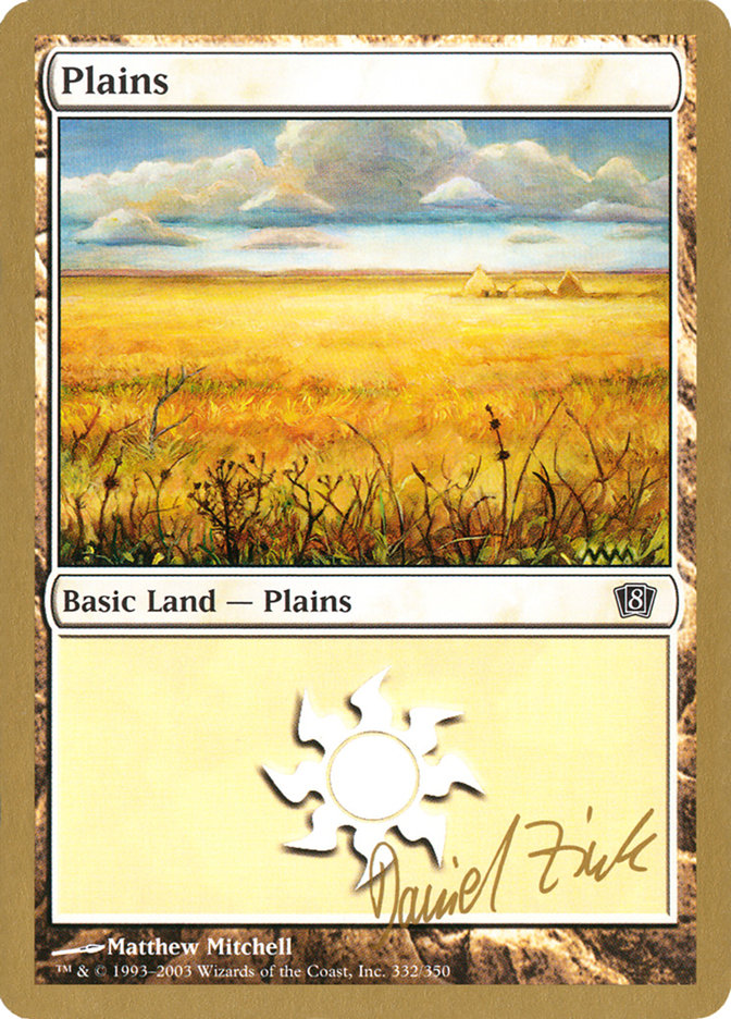 Plains (dz332) (Daniel Zink) [World Championship Decks 2003] | Play N Trade Winnipeg