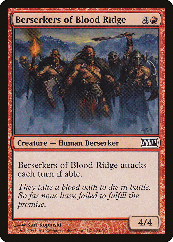 Berserkers of Blood Ridge [Magic 2011] | Play N Trade Winnipeg