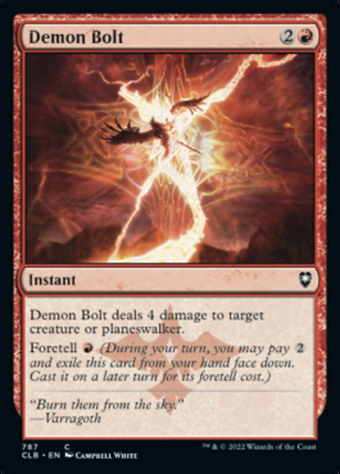 Demon Bolt [Commander Legends: Battle for Baldur's Gate] | Play N Trade Winnipeg