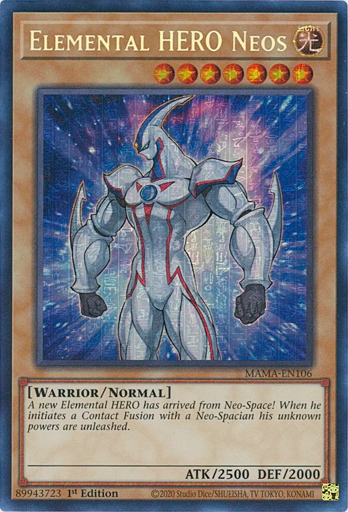 Elemental HERO Neos [MAMA-EN106] Ultra Pharaoh's Rare | Play N Trade Winnipeg