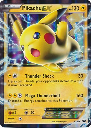 Pikachu EX (XY174) (Jumbo Card) [XY: Black Star Promos] | Play N Trade Winnipeg