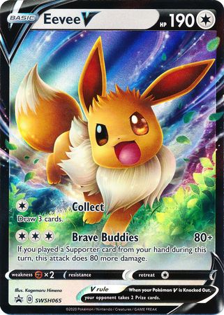 Eevee V (SWSH065) [Sword & Shield: Black Star Promos] | Play N Trade Winnipeg