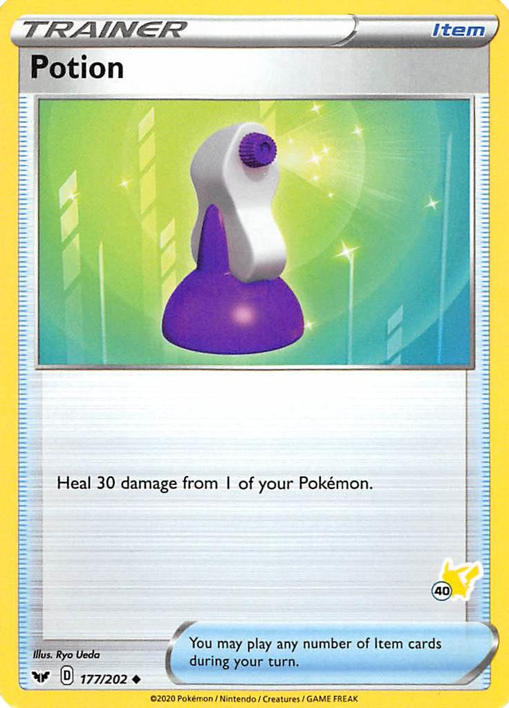 Potion (177/202) (Pikachu Stamp #40) [Battle Academy 2022] | Play N Trade Winnipeg