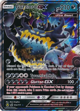 Guzzlord GX (63a/111) (Jumbo Card) [Sun & Moon: Crimson Invasion] | Play N Trade Winnipeg