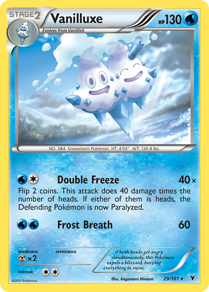 Vanilluxe (29/101) [Black & White: Noble Victories] | Play N Trade Winnipeg