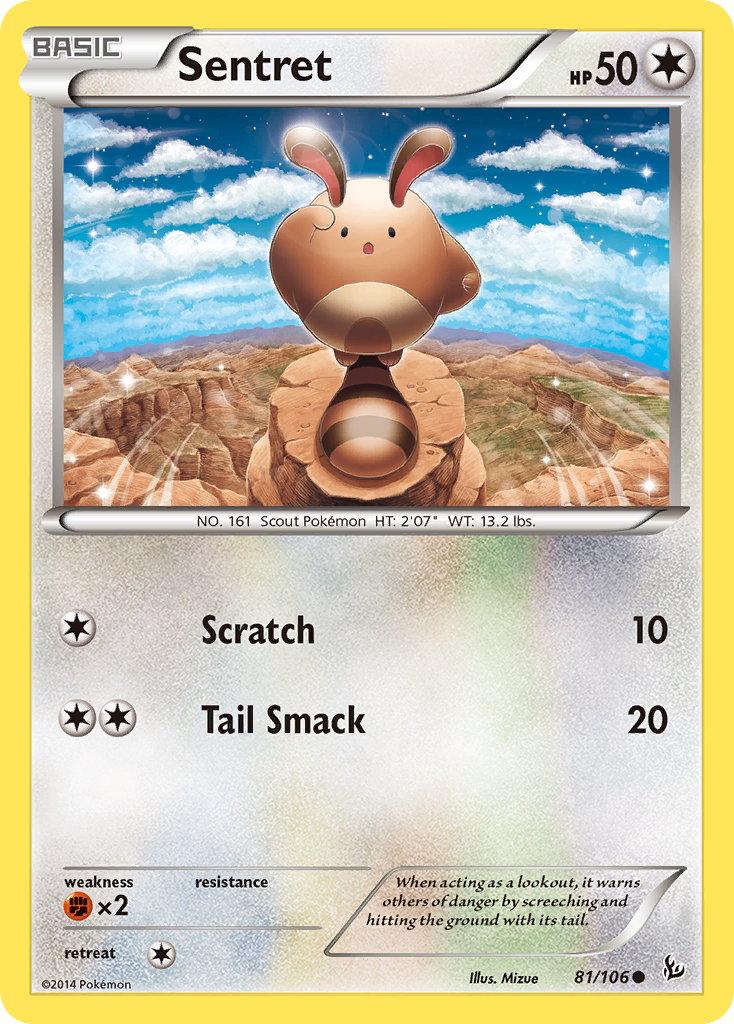 Sentret (81/106) [XY: Flashfire] | Play N Trade Winnipeg