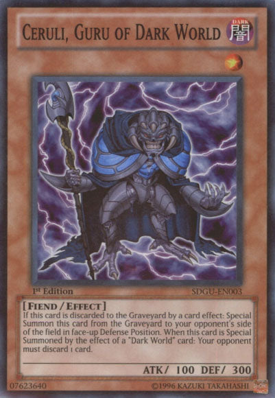 Ceruli, Guru of Dark World [SDGU-EN003] Super Rare | Play N Trade Winnipeg