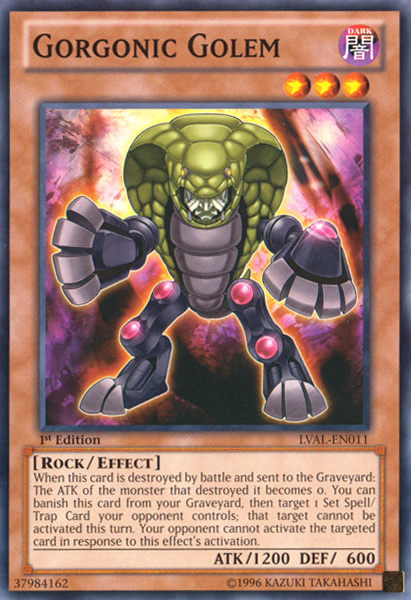 Gorgonic Golem [LVAL-EN011] Common | Play N Trade Winnipeg