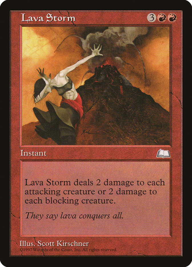 Lava Storm [Weatherlight] | Play N Trade Winnipeg