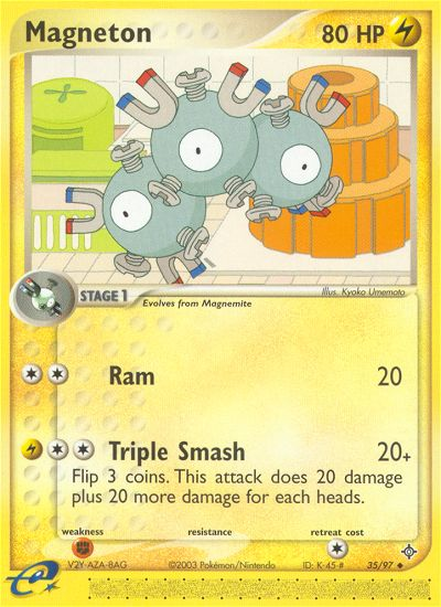 Magneton (35/97) [EX: Dragon] | Play N Trade Winnipeg