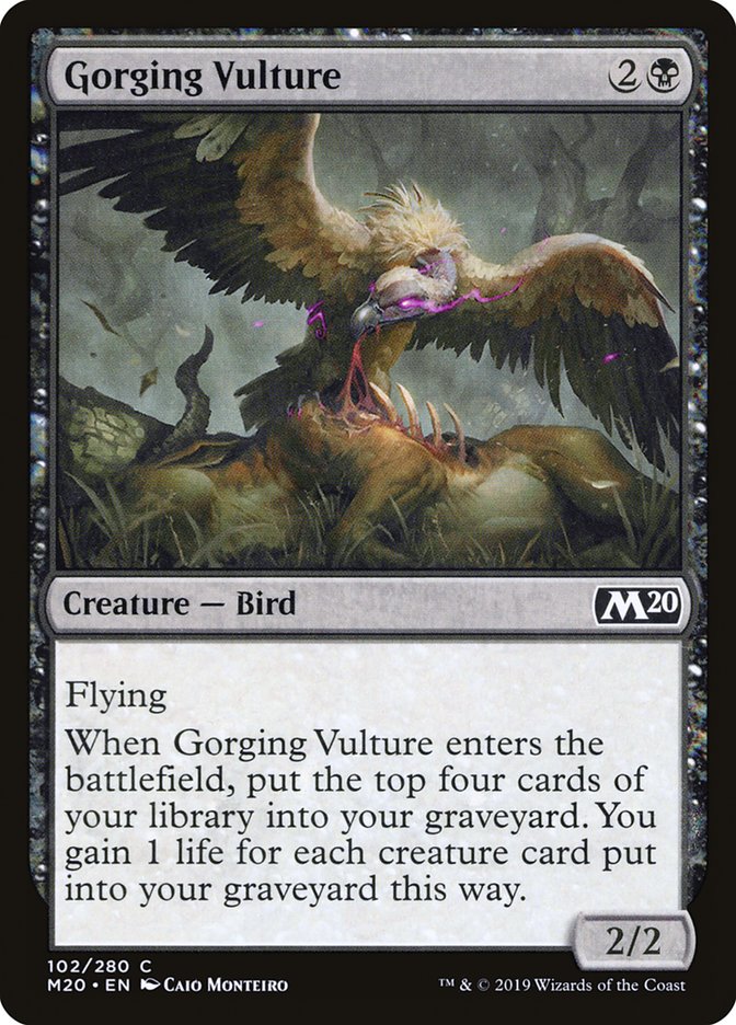 Gorging Vulture [Core Set 2020] | Play N Trade Winnipeg