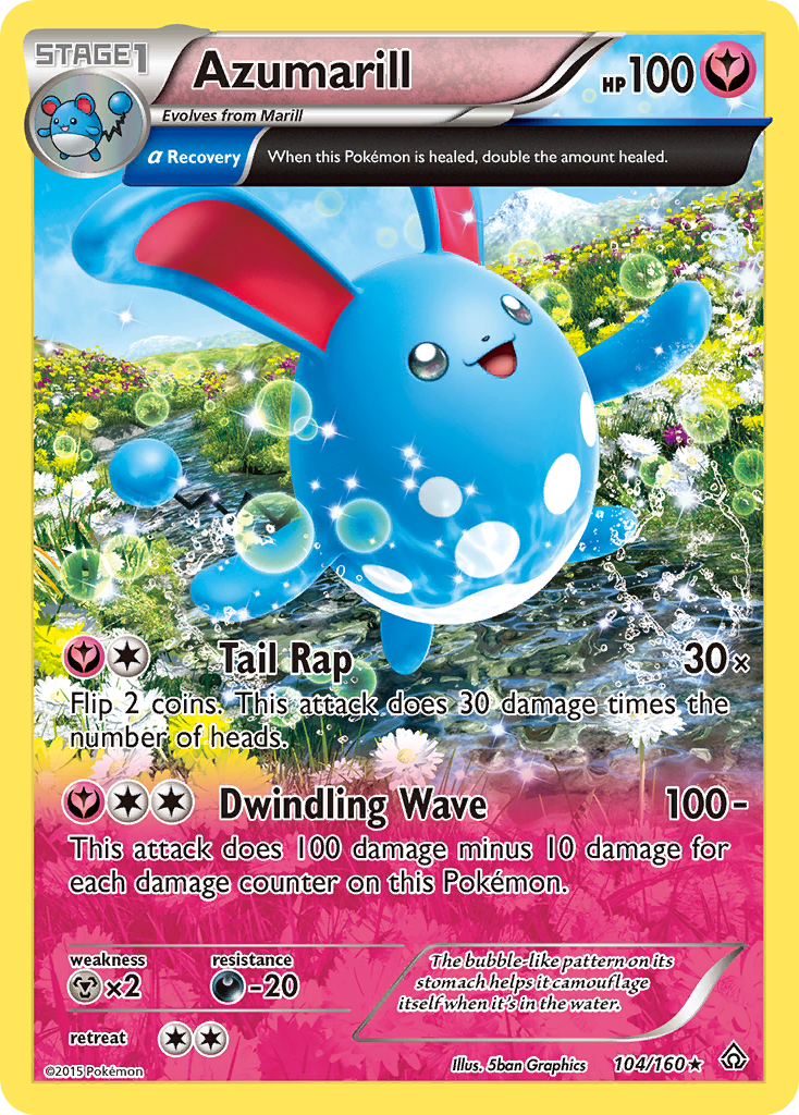 Azumarill (104/160) [XY: Primal Clash] | Play N Trade Winnipeg