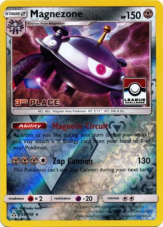 Magnezone (83/156) (League Promo 3rd Place) [Sun & Moon: Ultra Prism] | Play N Trade Winnipeg