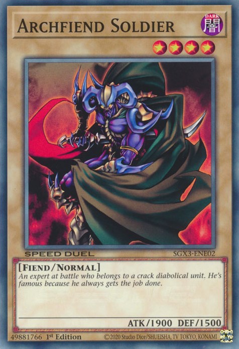 Archfiend Soldier [SGX3-ENE02] Common | Play N Trade Winnipeg