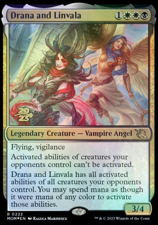 Drana and Linvala [March of the Machine Prerelease Promos] | Play N Trade Winnipeg