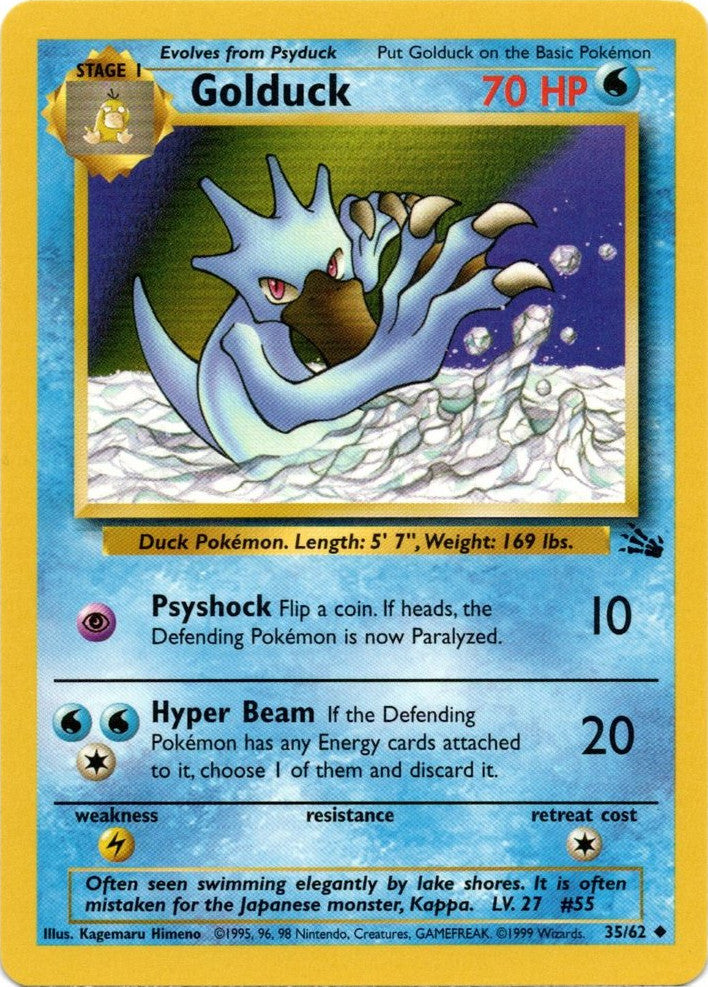 Golduck (35/62) [Fossil Unlimited] | Play N Trade Winnipeg