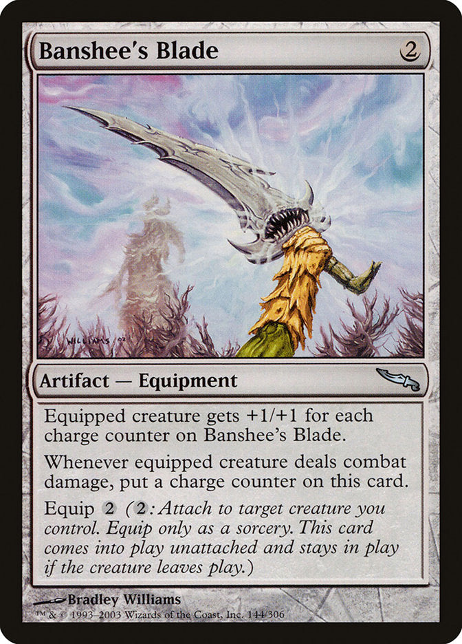 Banshee's Blade [Mirrodin] | Play N Trade Winnipeg