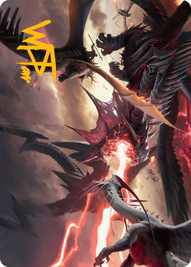Invasion of Tarkir Art Card (Gold-Stamped Signature) [March of the Machine Art Series] | Play N Trade Winnipeg