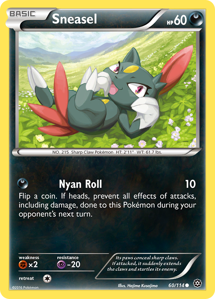 Sneasel (60/114) [XY: Steam Siege] | Play N Trade Winnipeg