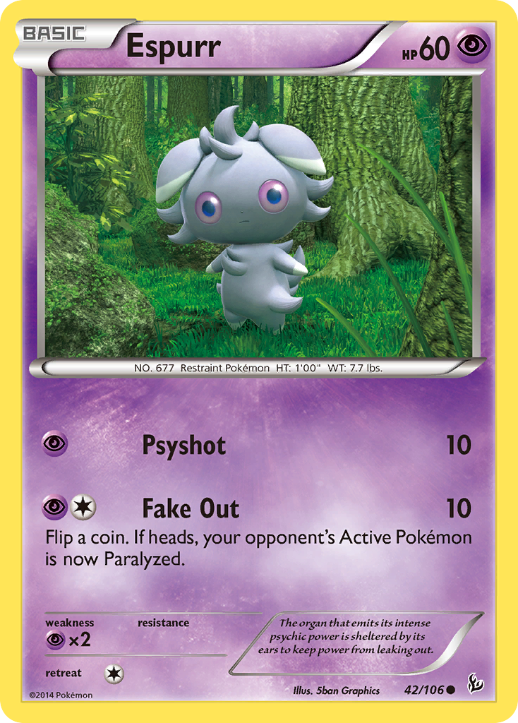 Espurr (42/106) [XY: Flashfire] | Play N Trade Winnipeg