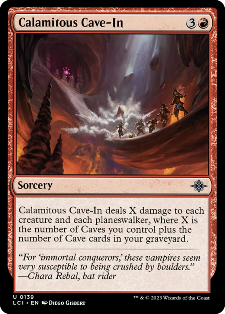 Calamitous Cave-In [The Lost Caverns of Ixalan] | Play N Trade Winnipeg