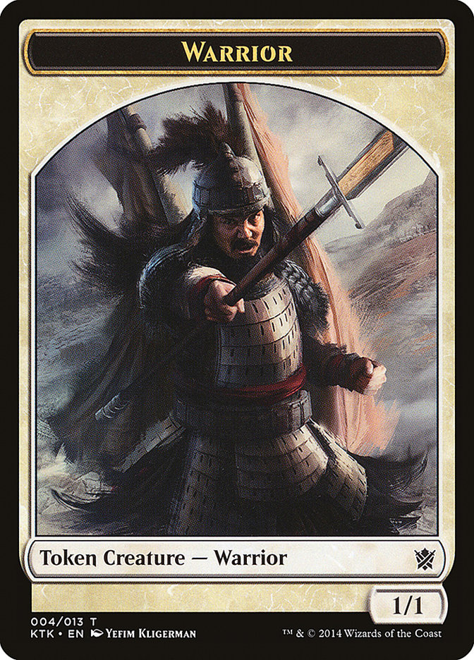 Warrior (004/013) [Khans of Tarkir Tokens] | Play N Trade Winnipeg