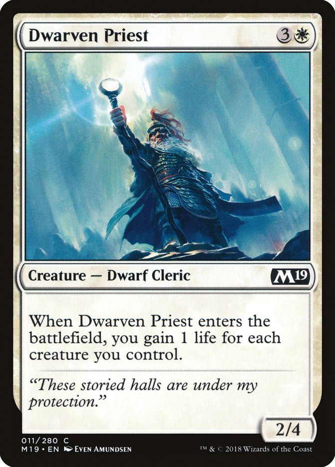 Dwarven Priest [Core Set 2019] | Play N Trade Winnipeg