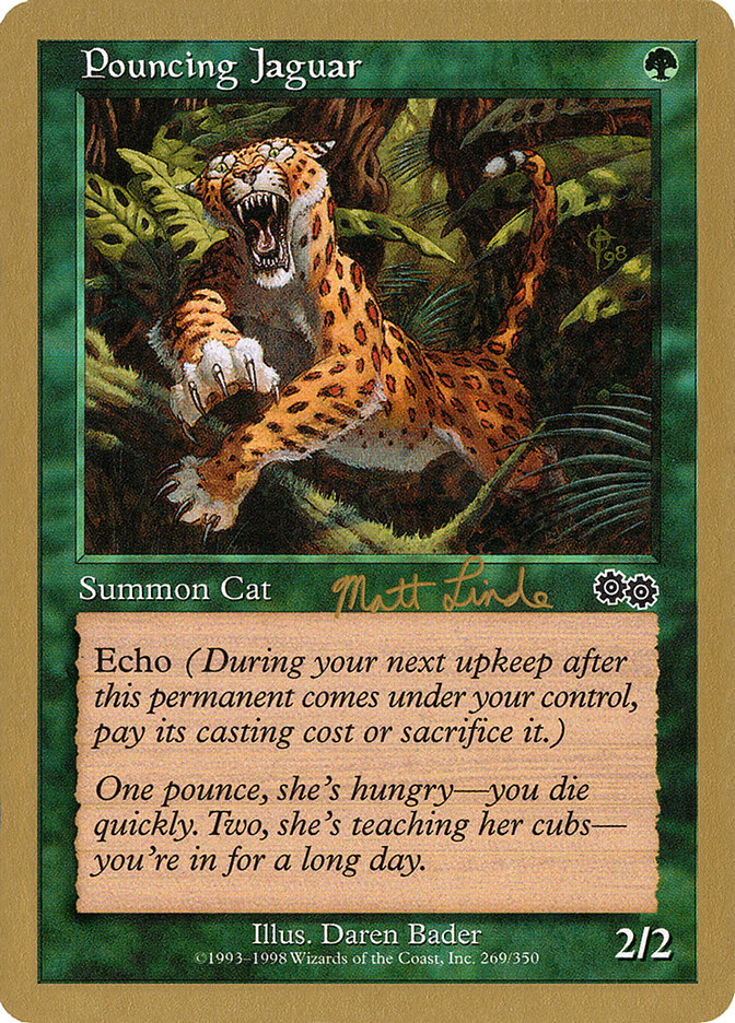 Pouncing Jaguar (Matt Linde) [World Championship Decks 1999] | Play N Trade Winnipeg