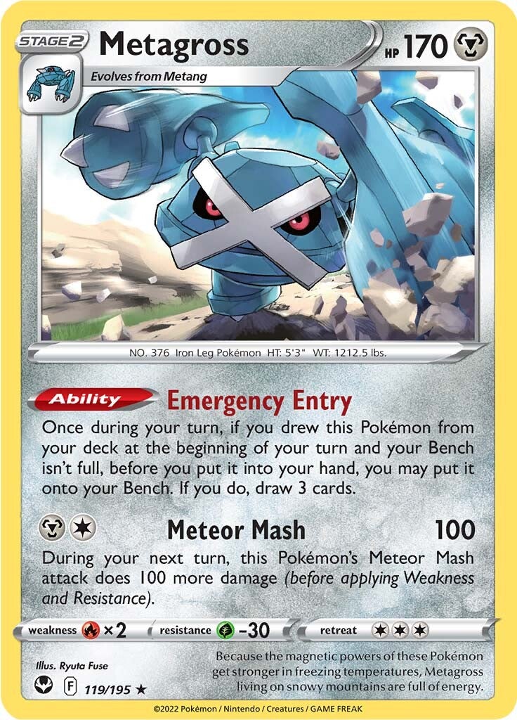 Metagross (119/195) [Sword & Shield: Silver Tempest] | Play N Trade Winnipeg