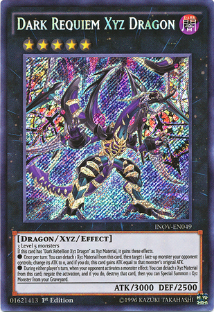 Dark Requiem Xyz Dragon [INOV-EN049] Secret Rare | Play N Trade Winnipeg