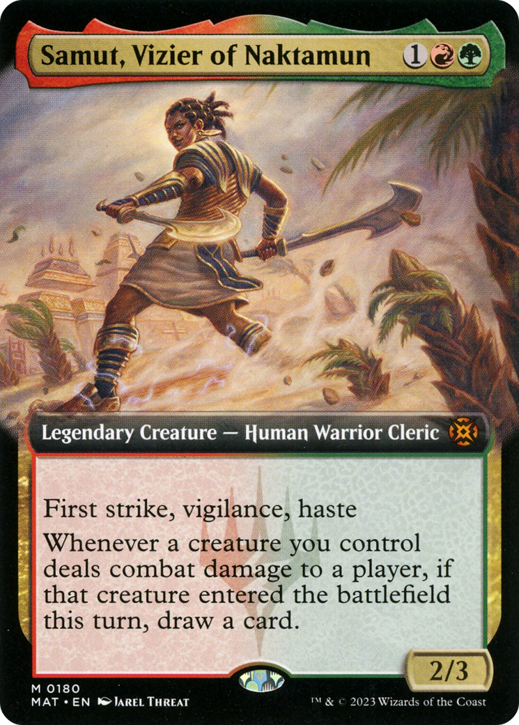 Samut, Vizier of Naktamun (Extended Art) [March of the Machine: The Aftermath] | Play N Trade Winnipeg