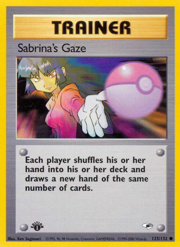 Sabrina's Gaze (125/132) [Gym Heroes 1st Edition] | Play N Trade Winnipeg