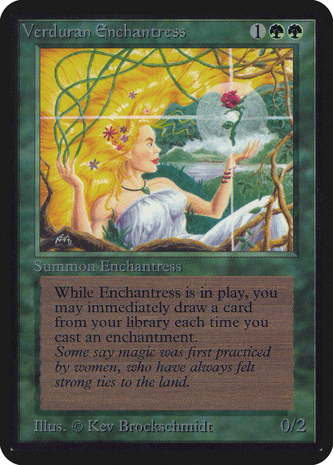 Verduran Enchantress [Limited Edition Alpha] | Play N Trade Winnipeg