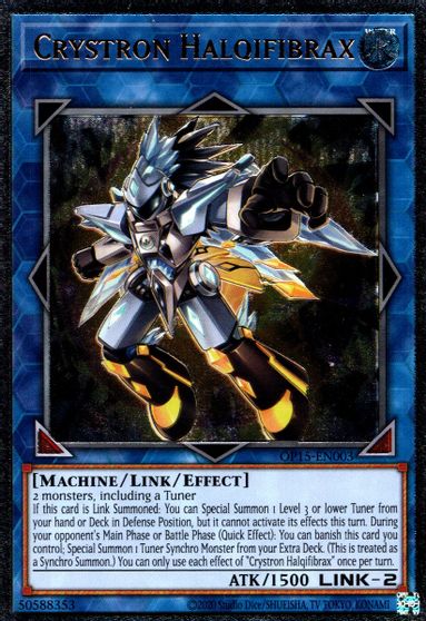 Crystron Halqifibrax [OP15-EN003] Ultimate Rare | Play N Trade Winnipeg