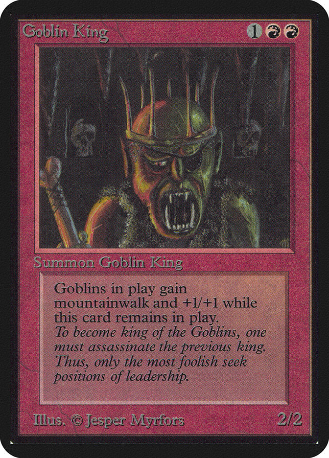 Goblin King [Limited Edition Alpha] | Play N Trade Winnipeg