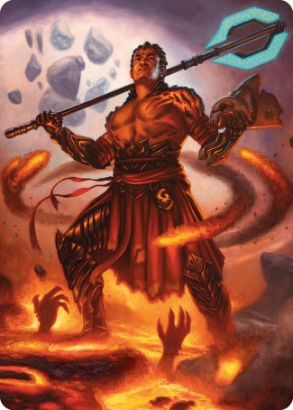 Koth, Fire of Resistance Art Card [Phyrexia: All Will Be One Art Series] | Play N Trade Winnipeg