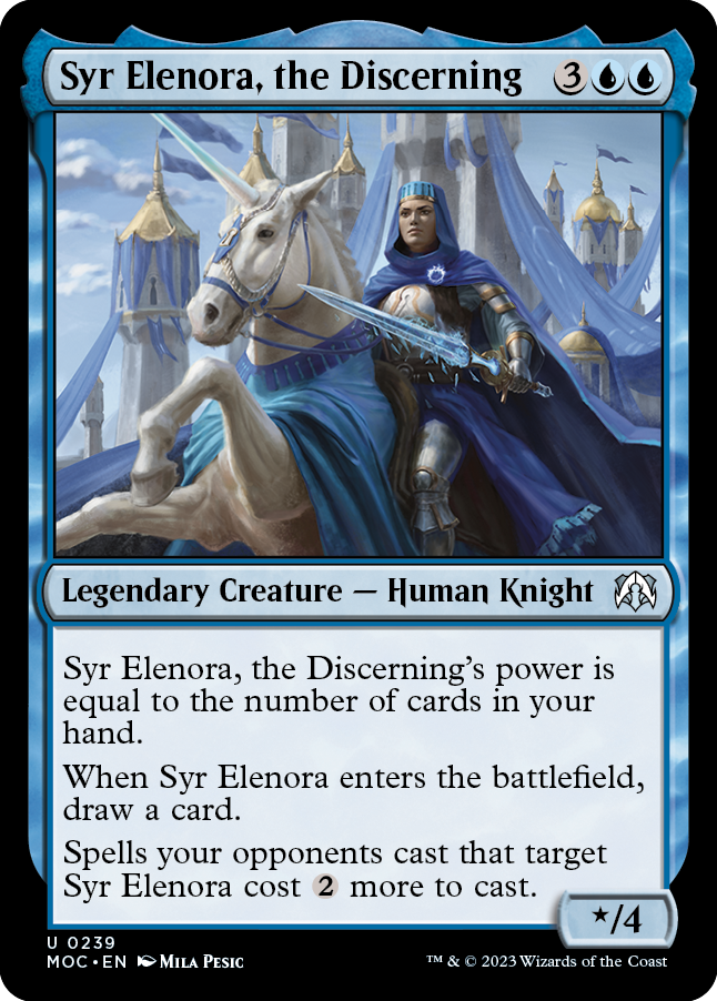 Syr Elenora, the Discerning [March of the Machine Commander] | Play N Trade Winnipeg