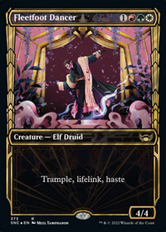 Fleetfoot Dancer (Showcase Golden Age Gilded Foil) [Streets of New Capenna] | Play N Trade Winnipeg