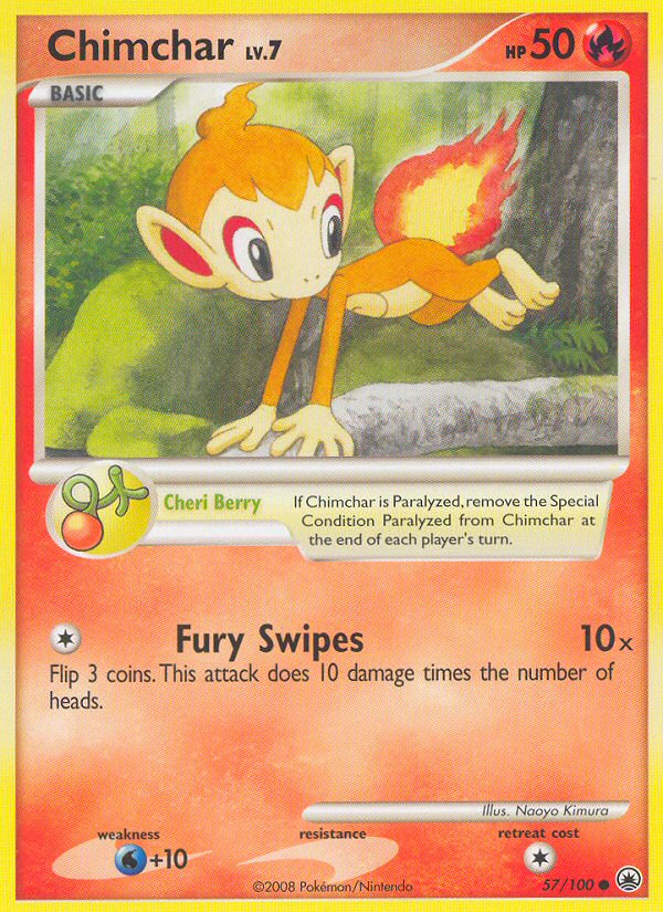 Chimchar (57/100) [Diamond & Pearl: Majestic Dawn] | Play N Trade Winnipeg