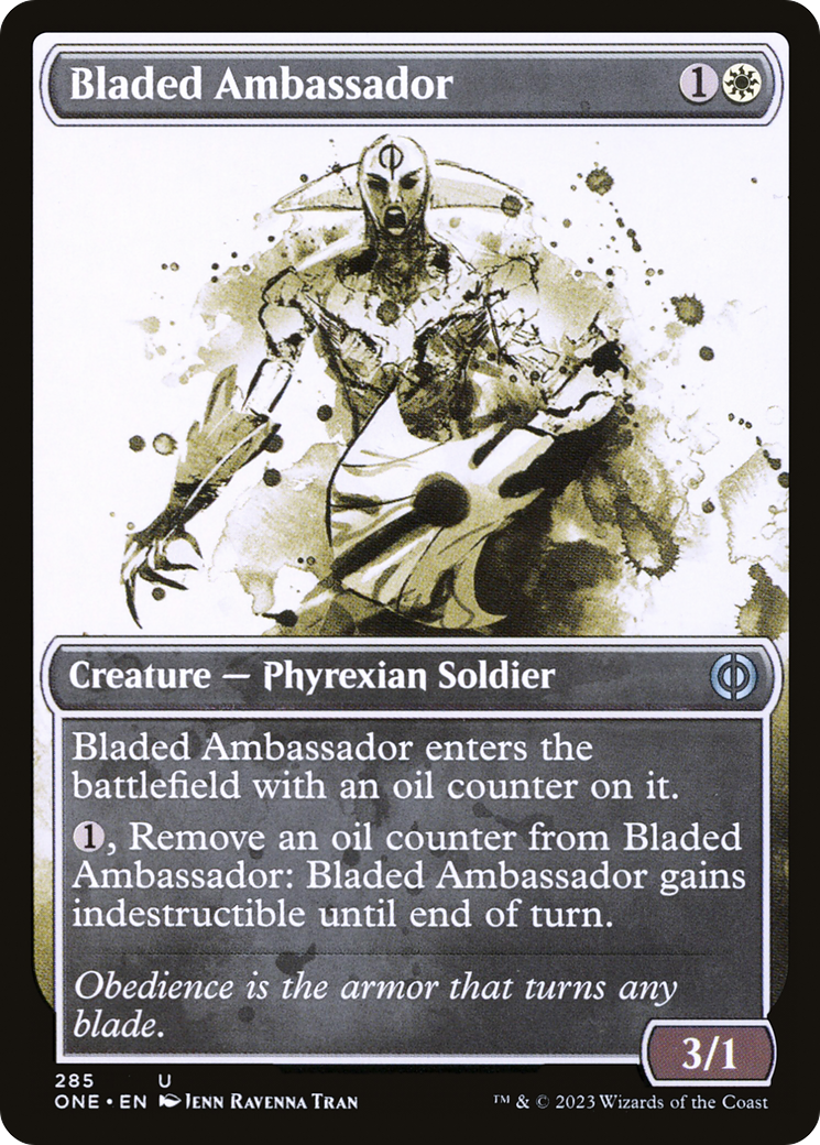 Bladed Ambassador (Showcase Ichor) [Phyrexia: All Will Be One] | Play N Trade Winnipeg