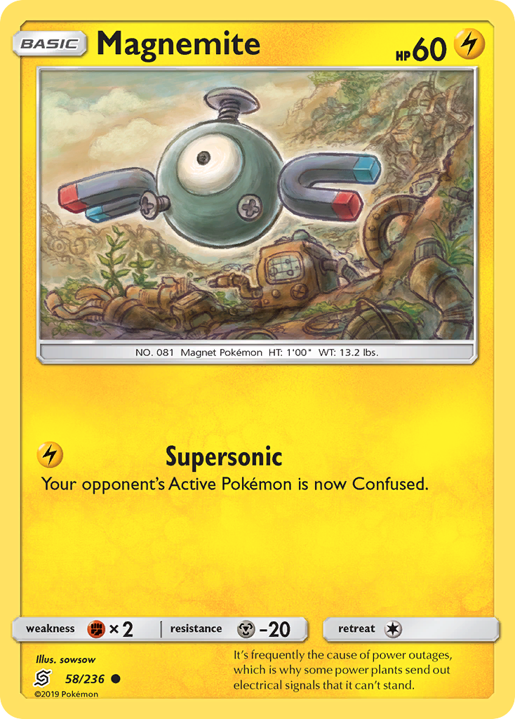 Magnemite (58/236) [Sun & Moon: Unified Minds] | Play N Trade Winnipeg