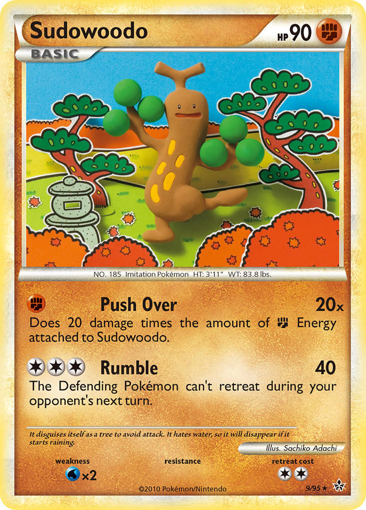 Sudowoodo (9/95) [HeartGold & SoulSilver: Unleashed] | Play N Trade Winnipeg