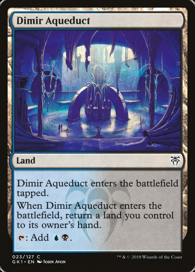 Dimir Aqueduct [Guilds of Ravnica Guild Kit] | Play N Trade Winnipeg