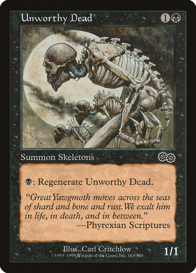 Unworthy Dead [Urza's Saga] | Play N Trade Winnipeg